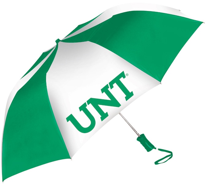 North Texas Eagles "The Sport" 2-Tone Emblematic Umbrella Automatic Folding 48" Coverage